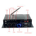 AK380 Digital Amplifier V5.0 HiFi FM Audio Amplifier For Karaoke Home Theater Sound System Subwoofer Speaker.