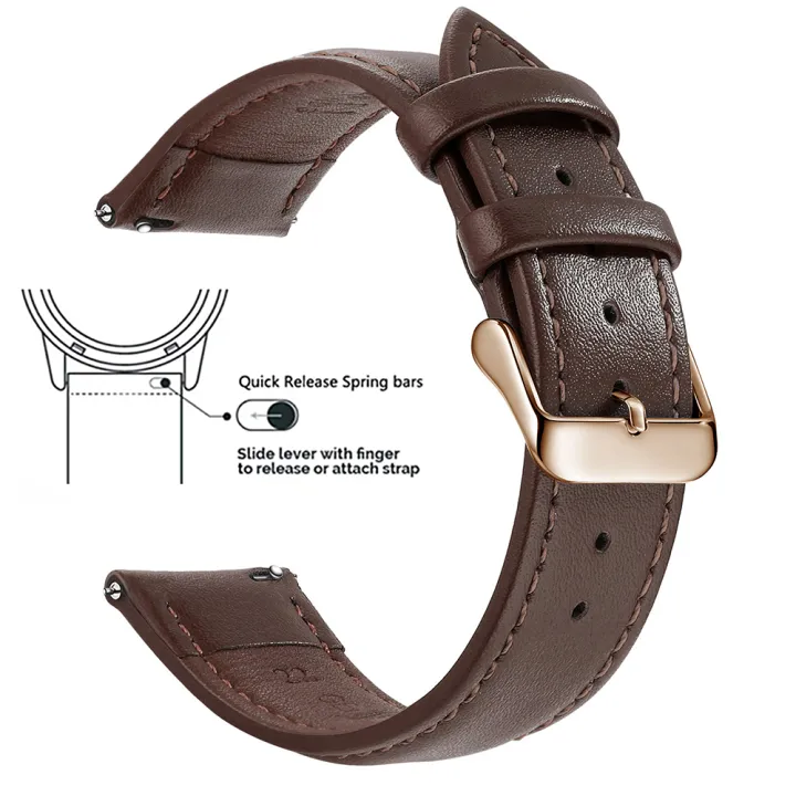 Top%20Grain%20Genuine%20Leather%20Watch%20Band,%20Quick%20Release%2018mm/20mm/22mm%20Watch%20Straps,%20Fits%20Samsung%20Galaxy%20Watch,%20Garmin%20Huawei%20Watch%20-%20Image%207