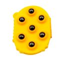 Roller Massage Ball 7 Beads Ergonomics Magnetic Massage Balls Design Silicone Body Anti-Cellulite Muscle Pain Relief Relax Glove. 