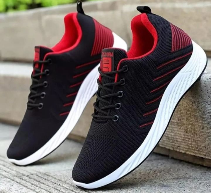 Sneakers shoes for men houwie sool light weight lace up colour ful sneakers shoes for men for casual use.