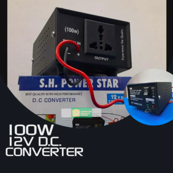 12V%20Dc%20To%20220V%20Ac%20Converter%20Inverter%20100%20Watt%20-%20Reliable%20Power%20Conversion%20Solution%20For%20Home%20Or%20Office%20-%20Image%204