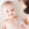Newborn Baby Nasal Aspirator Baby Nose Cleaner Cartoon Kids Suction Tool Protection Health Care Infant Safe Mouth Nasal Suction Devic. 