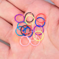 16Pcs 20G Flexible Colorful Acrylic Nose Ring Lip Hoops Retainer Septum Jewelry Cartilage Daith Tragus Earrings Piercing Jewelry.