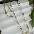 Jialin gold plated jewelry High quality women men cuban chain pig nose chain stainless steel choker necklace.