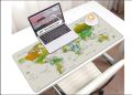 GAMING MOUSE PAD WORLD MAP MULTI COLOR LARGE SIZE 16 INCH /35 INCH. 