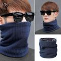 Sunnyheart Men Women Neck Warmer Cozy Warm Unisex Neck Warmer for Outdoor Activities Windproof Cold Resistant Cycling Skiing Neck Wrap Knitted Scarf.