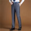 Autumn and Winter Wool Men's Suit Pants Thickened Straight Suit Pants Middle-Aged Cashmere Wool Casual Trousers Men's Pants.