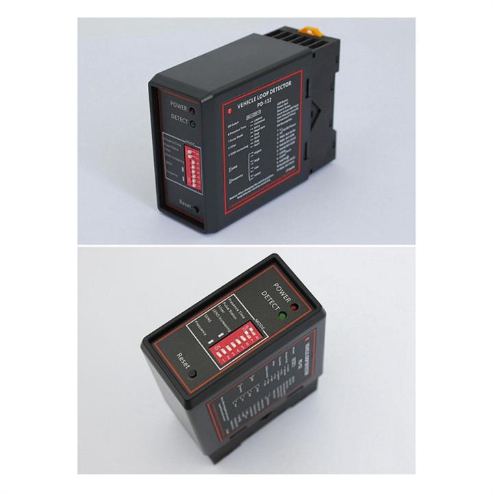 PD132 Single Channel Inductive Vehicle Loop Detector Replacement Parts Accessories For Car Parking Lot Vehicle Loop Detector ENGLISH VERSION