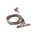 PC Case Front Panel USB Audio Port Mic Earphone Cable Line. 