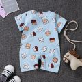 Baby Rompers Summer New Baby Boys Girls Clothing Newborn Infant Short Sleeve Jumpsuit Cotton Toddler Climbing Suit Clothing. 
