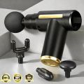 Mini Electric Massage Gun Portable Deep Tissue Massage Gun - Pain Relief USB Rechargeable Body Massager Message Gun Body Muscle Relief Massage Gun Fitness Portable Fascial Gun.