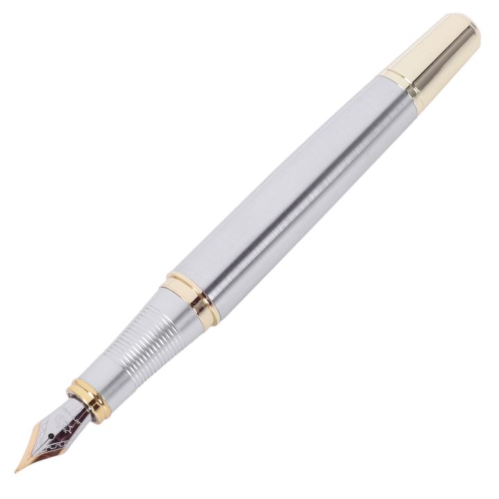 Jinhao%20250%20Frosted%20White%20Gold%20Fountain%20Pen%20M%20Nib%20Fountain%20Pen%20-%20Image%205