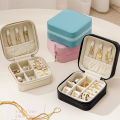 10cm Portable Mini Jewelry Box Good Quality Solid Color Bag Pendant Jewelry Storage Box for Ring. 