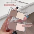 Cool Tone Shading Nose Shadow Palette Double-color Shaping Face Makeup Natural Contour Matte Powder Highlighter Plate.