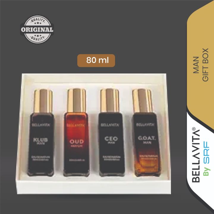 Bella Vita Man Gift Set 20 Ml X 4 80 Ml