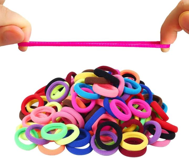 Girl%20Baby's%20Elastic%20Hair%20Ties%20Tiny%20Soft%20Rubber%20Bands-50%20Ps%20-%20Image%203