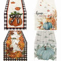 Harvest Party Table Decorations Pumpkin Themed Table Runner Maple Leaf Table Runner Fall Table Runner Christmas Table Runner.