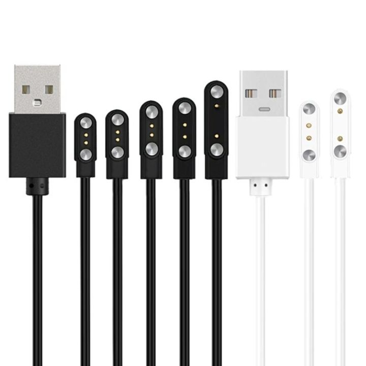 2%20Pin%20Strong%20Magnetic%20Charge%20Cable%20USB%20Charging%20Line%20Cord%20Rope%20Black%20White%20Color%20Compatible%20with%20Smart%20Watches%20Universal%20-%20Image%202