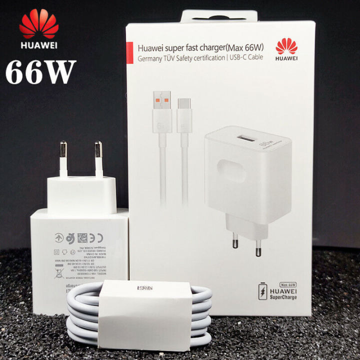 Huawei 66W Fast Charging USB Wall Charger Power Adapter for Huawei Mate 40/P40 Pro/nova 8