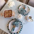 Fall Napkin Rings Set of 6, Vintage Napkin Ring for Table Setting, Handmade Rattan Serviette Rings Holder for Wedding.
