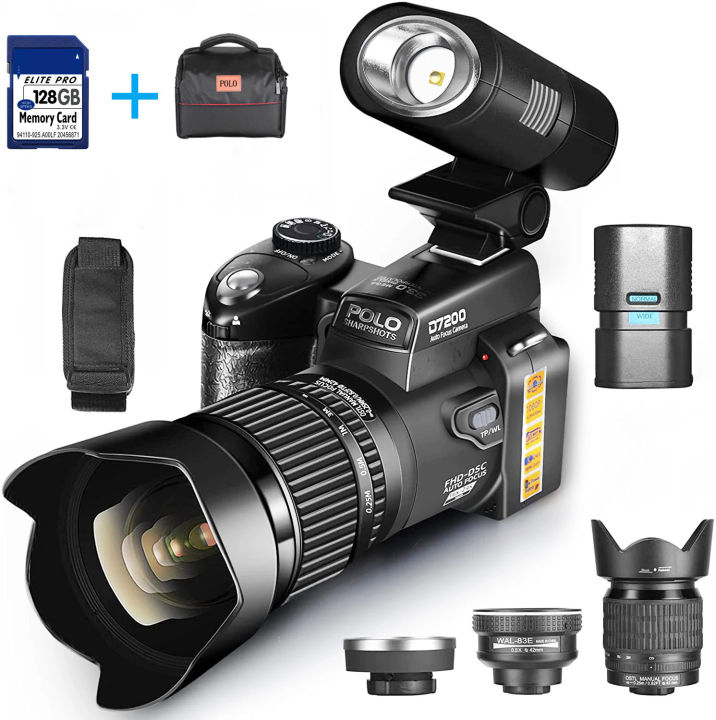 24X Optical Zoom Professional Digital Cameras For Photography Auto