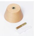 Natural Wood Wall Mounted Coat Hook Decorative Key Holder Hat Scarf Handbag Storage Robe Hanger Bathroom Rack HK-.