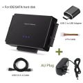 USB 3.0 to SATA IDE Hard Disk Adapter Converter Cable for 3.5 2.5 inch HDD/SSD CD DVD ROM CD-RW 3 in 1USB IDE SATA Adapter.