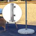 Deck Umbrella Base Stand Parasol Umbrella Clamp for Summer Beach Garden Yard.