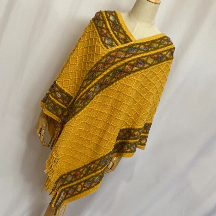 Douyin%20same%20style%202023%20Spring%20and%20Autumn%20New%20Ethnic%20Style%20Pullover%20Irregular%20Retro%20Tassel%20Cloak%20Shawl%20Factory%20Direct%20Sale%20-%20Image%203