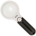 Magnifying Glass With 3 LED Lights / 3 LED Magnifying Glass (Hand-held magnifier with built-in light). 