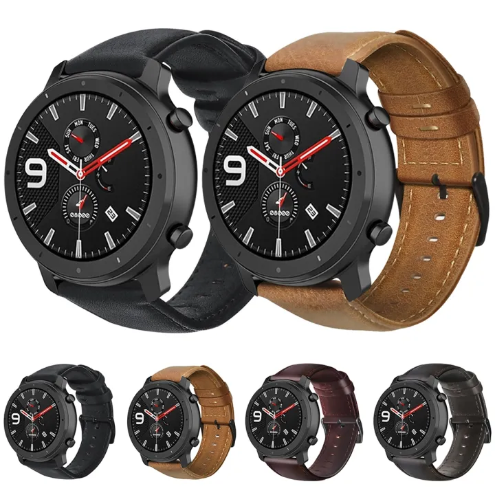 For%20Amazfit%20GTR%2047mm%20/%20Pace%20/%20Stratos%20Oil%20Wax%20Leather%20Watch%20Band%20-%20Image%206