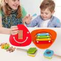 Percussion instrument Removable Interaction Sensory Toy Assembling Wooden. 