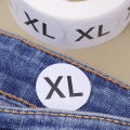500Pcs/Roll Clothing Size Label Sticker Round Self-Adhesive Tag Sticker For Clothing Shirt Skirt Garment Labels DIY Sewing Supplies. 