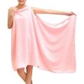 Bath Soft Convenient Wearable Shower Fast Dry Beach Dress, Bath Skirt Wearable Drying Dress Towel. 