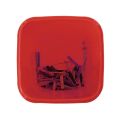 【Lejia】Plastic Sharps Biohazard Needle Box Infectious Waste-red.