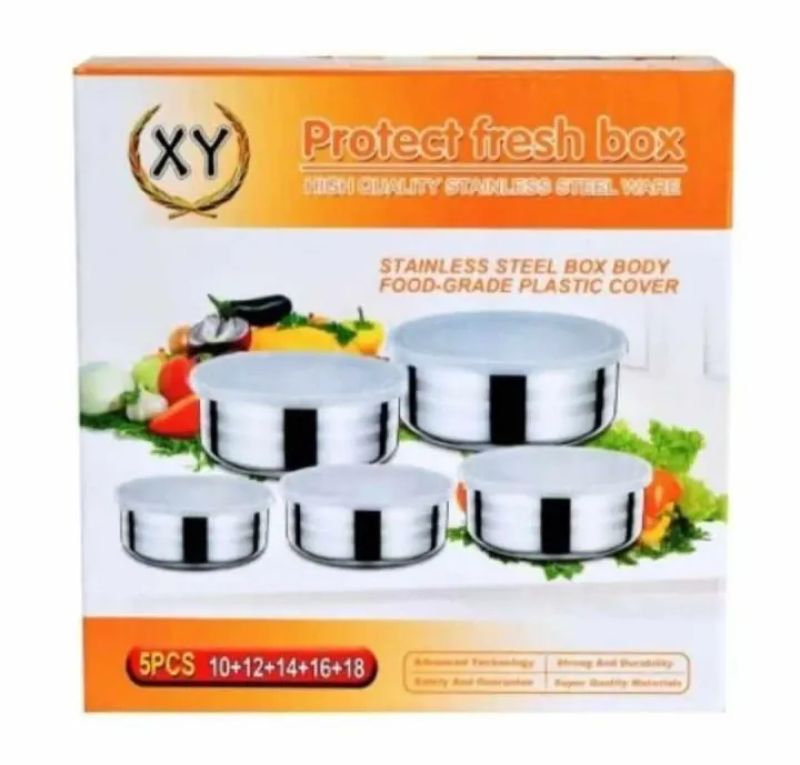 Stainless%20Steel%205%20Pc%20Food%20Box%20With%20Food%20Grade%20Plastic%20Cover%20-%20Tiffin%20Box%20For%20Office%20-%20Image%202