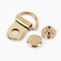 10/30/50Sets Meetee 9*14mm Metal Copper D Ring Buckle Carabiner Installation Nail Shoes Strap Hook Bag Accessory Leather Craft.