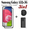 Samsung Galaxy A52s 5G 3-in-1 Combo Pack (Full Screen Protector Tempered Glass +Camera Lens Protector +Back Poly). 