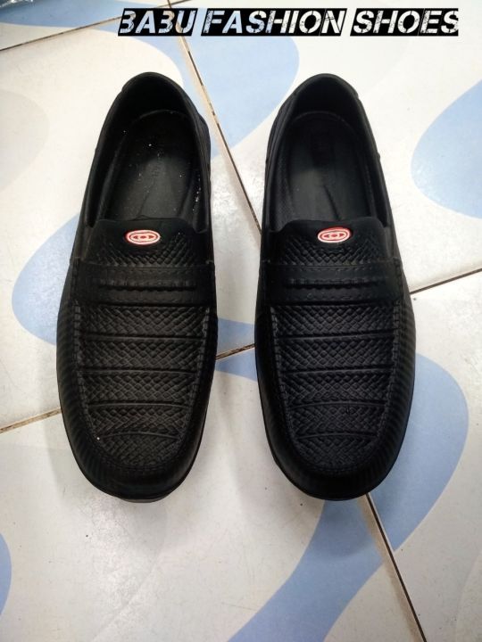 New%20Fashionable%20Solid%20Black%20Rubber%20Shoes%20for%20Men%20-%20Image%203