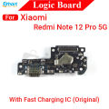 Charging Logic Board For Xiaomi Redmi Note 12 12 Pro 12 Pro Plus 4G 5G Charging Port For USB Plug PCB Dock Connector Replacement Parts. 