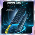 Wooting 60he Magnetic Switch Mechanical Keyboards Low Delay Full Dynamic Simulation Level Gaming Keyboard PC Esports Custom. 