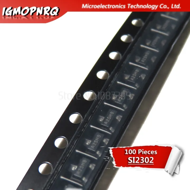 【3C VictoryEagle】100pcs SI2302DS SI2302 SOT23-3 MOSFET 57mohm @ 4.5V new