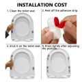 Self-adhesive Toilet Cover Heighten Spacer Toilet Lid Patch Gaskets Bidet Seats Buffering Protective Gasket Bathroom Products.