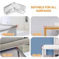 4Pcs Silicone Table Corner Edge Protection Cover Soft Transparent Desk Edge Corner Child Baby Safety Anticollision Protector Home Tools. 