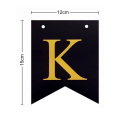 Ramadan Mubarak Card Banner - Eid Decorations, Black and Gold Ramadan Mubarak Banner for Eid Festival- (Pack of 1 Pcs). 