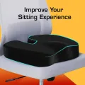 Seat Cushions for Office Chairs,Memory Foam Coccyx Cushion Pads for Tailbone Pain,Sciatica Relief Pillow,Correct Sitting Posture. 