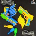 Fires Foam Darts Plastic Soft Bull-et Blaster Toy Gun With Suction Target Board. 