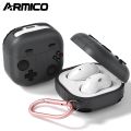 (Only Case) ARMICO New Silicone Case for Samsung Galaxy Buds FE/Buds 2 Pro/Buds 2/ Buds Pro/ Buds Live Cover for Samsung Galaxy Buds FE Case. 