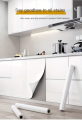 4x6.6 ft. - Wallpaper Glossy White Peel and Stick Self-Adhesive Contact Paper Waterproof Home Decoration Backsplash (200*120cm).