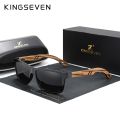 KINGSEVEN Handmade Wooden Eyewear Polarized Mirror Sunglasses Men Women Vintage Design Oculos de sol masculino UV400. 